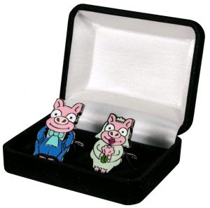 Simpsons Pig Cufflinks