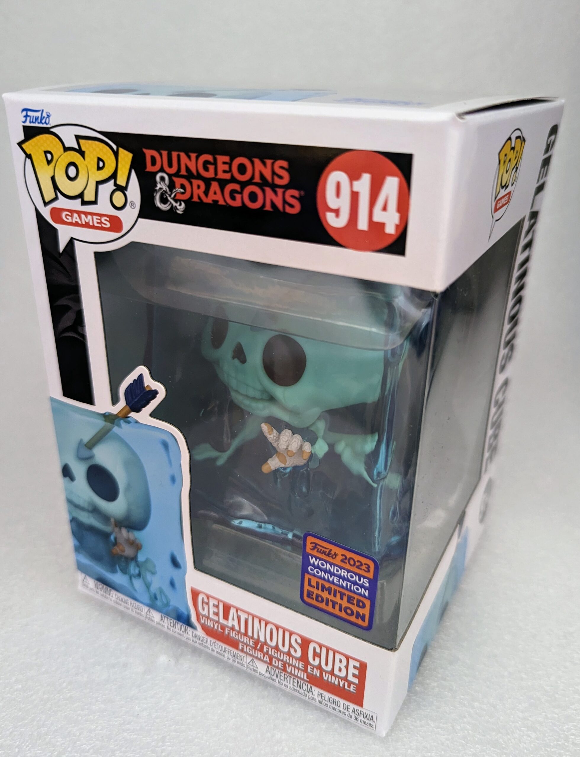 POP Games DUNGEONS & DRAGONS GELATINOUS CUBE (WC'23) Vinyl Figure
